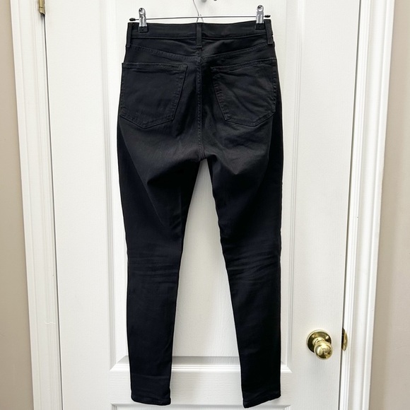 Topshop Jamie Black Skinny Jeans High Rise Ankle Length Stretch Denim Size 26 - Picture 7 of 16